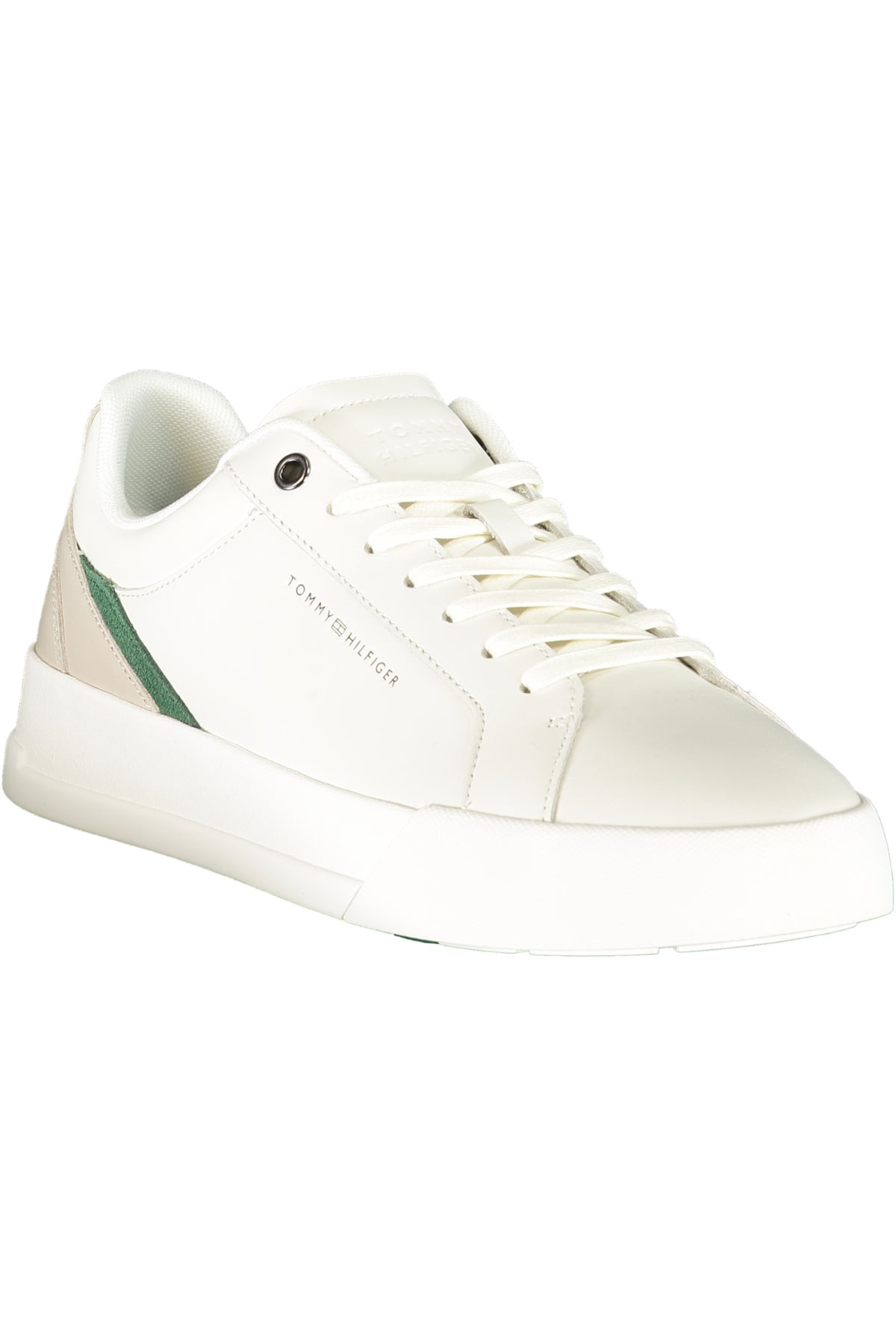 SAPATILHAS COM ATACADORES TOMMY HILFIGER HOMEM BRANCAS