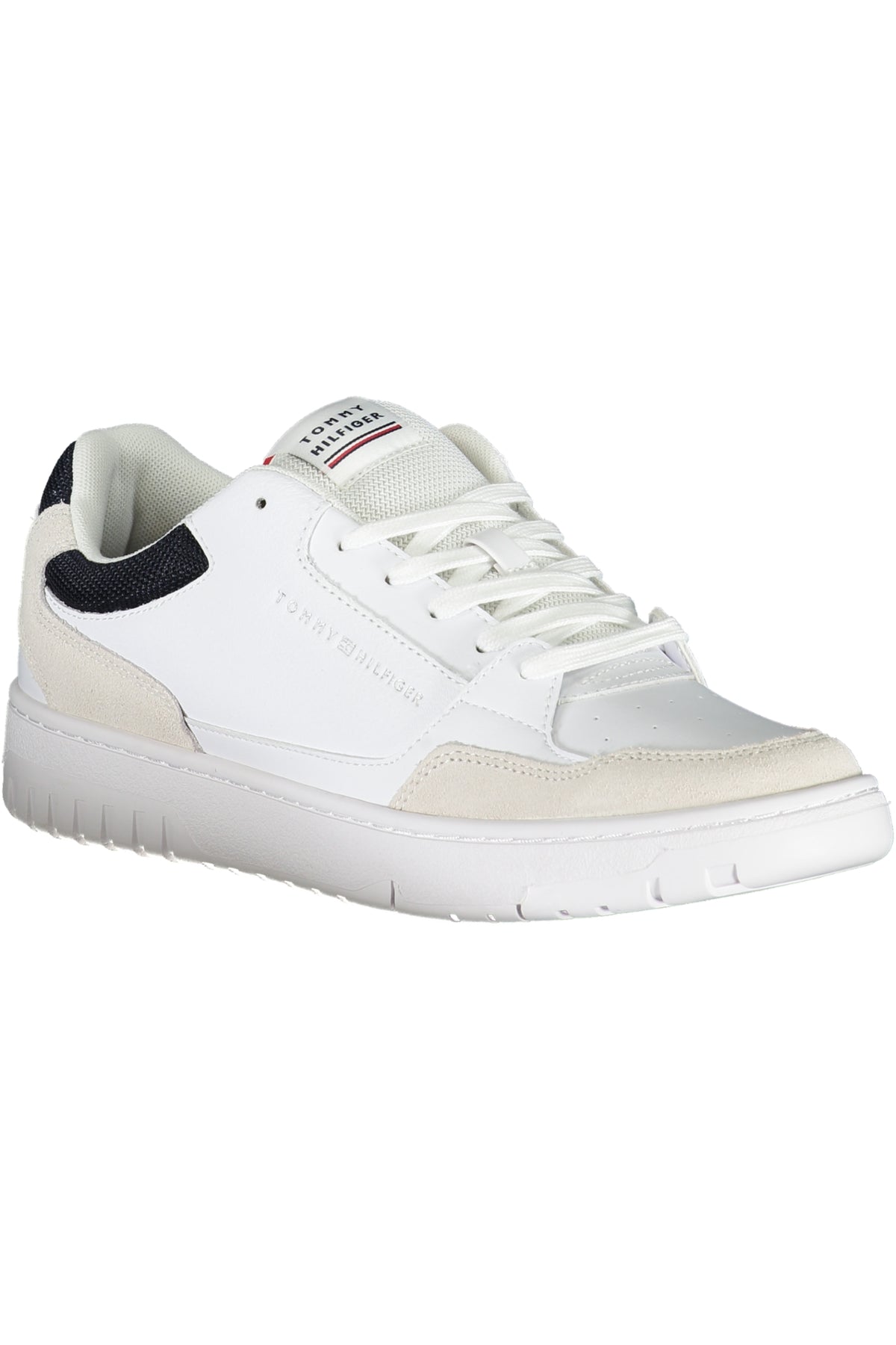 SAPATILHAS COM ATACADORES TOMMY HILFIGER HOMEM BRANCAS