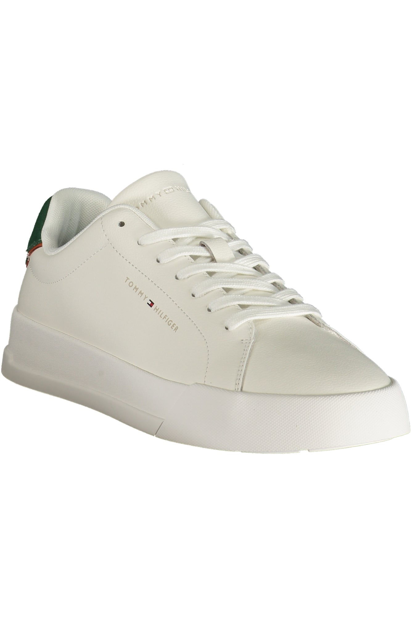 SAPATILHAS COM ATACADORES TOMMY HILFIGER HOMEM BRANCAS