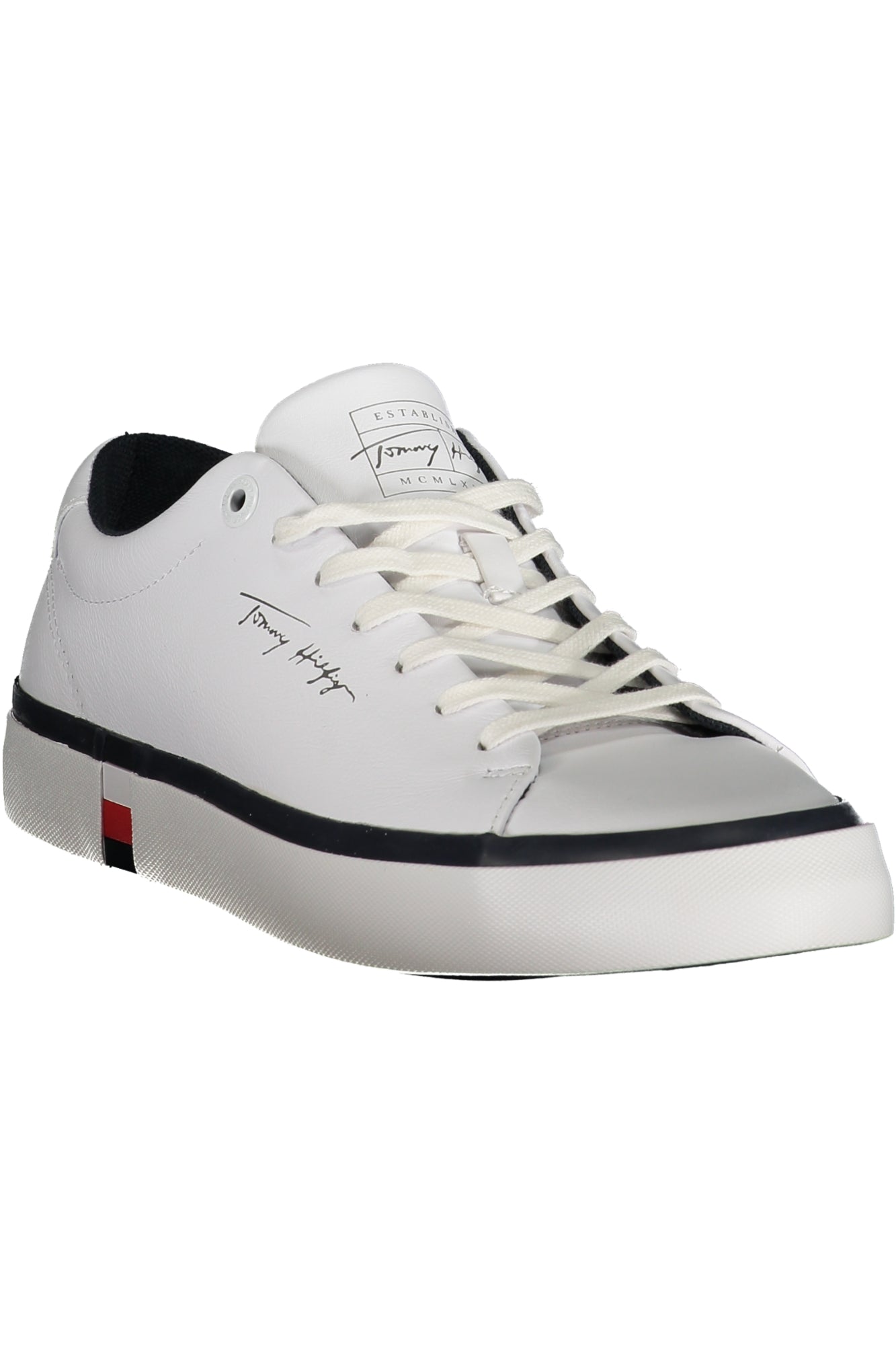 SAPATILHAS COM ATACADORES TOMMY HILFIGER HOMEM BRANCAS