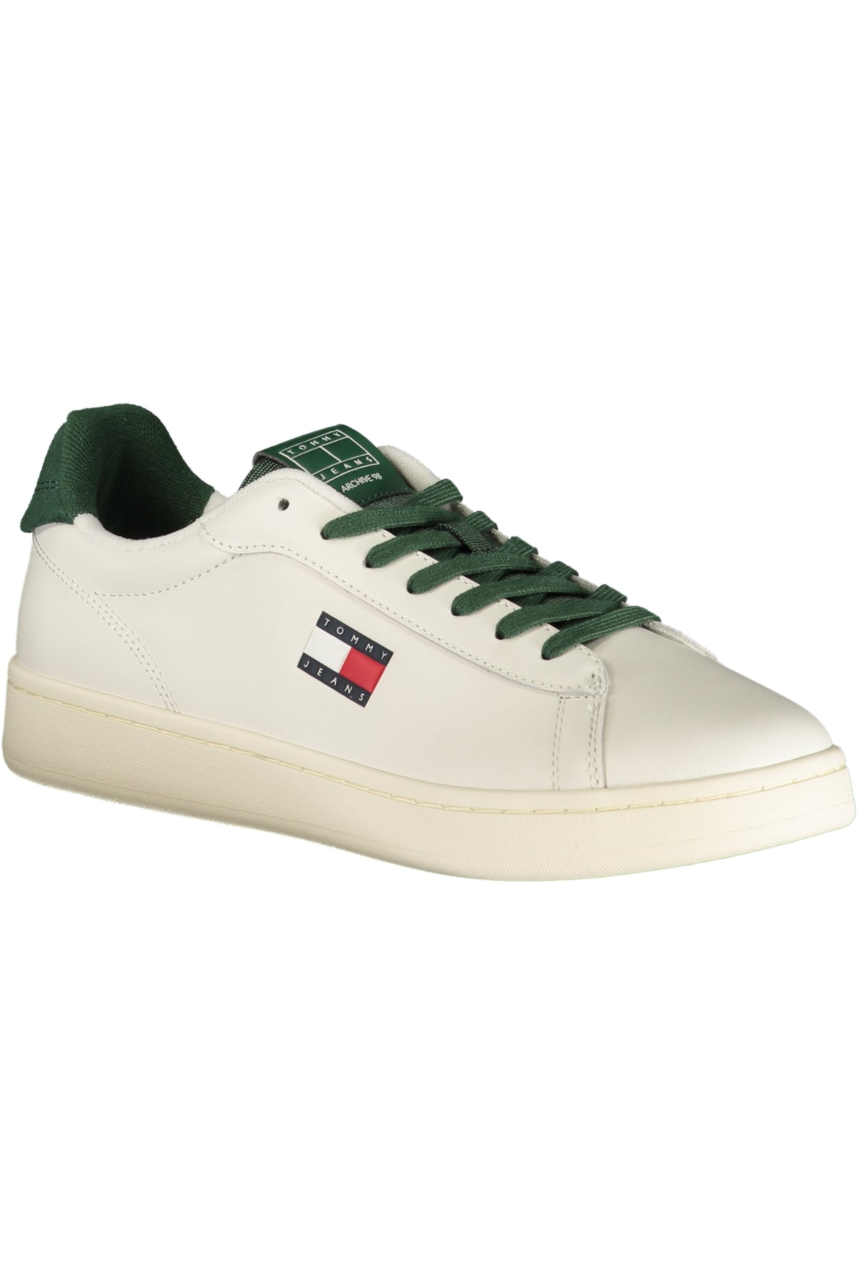SAPATILHAS COM ATACADORES TOMMY HILFIGER HOMEM BRANCAS