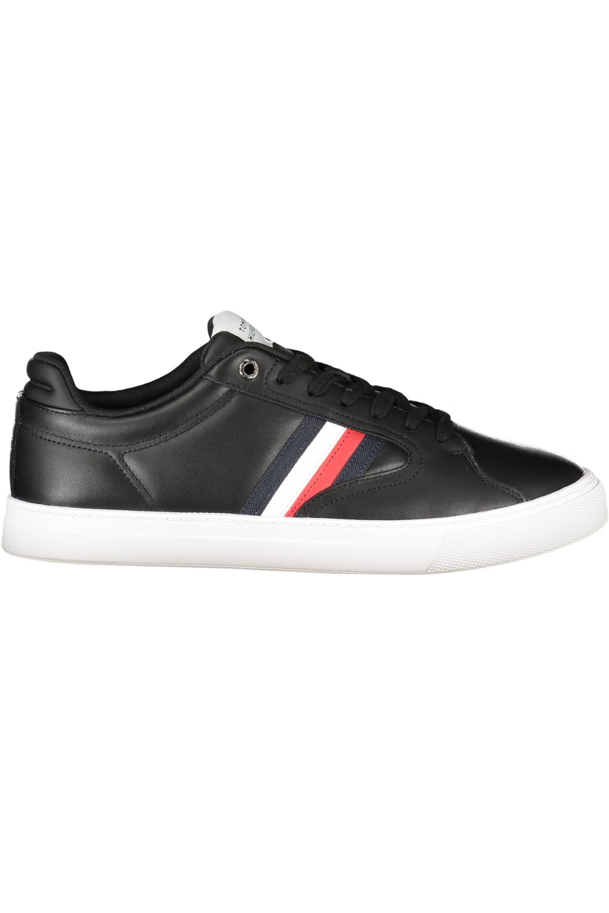 SAPATILHAS COM ATACADORES TOMMY HILFIGER HOMEM PRETAS