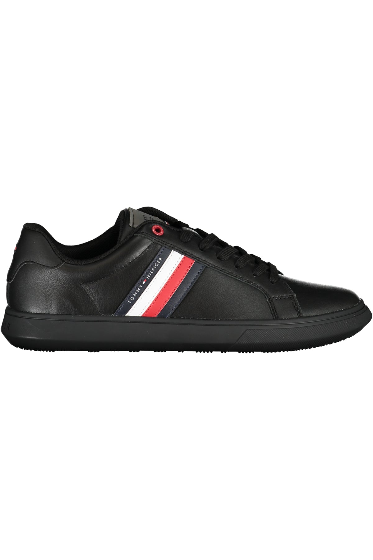 SAPATILHAS COM ATACADORES TOMMY HILFIGER HOMEM PRETAS