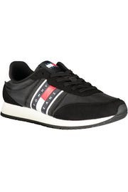 SAPATILHAS COM ATACADORES TOMMY HILFIGER HOMEM PRETAS