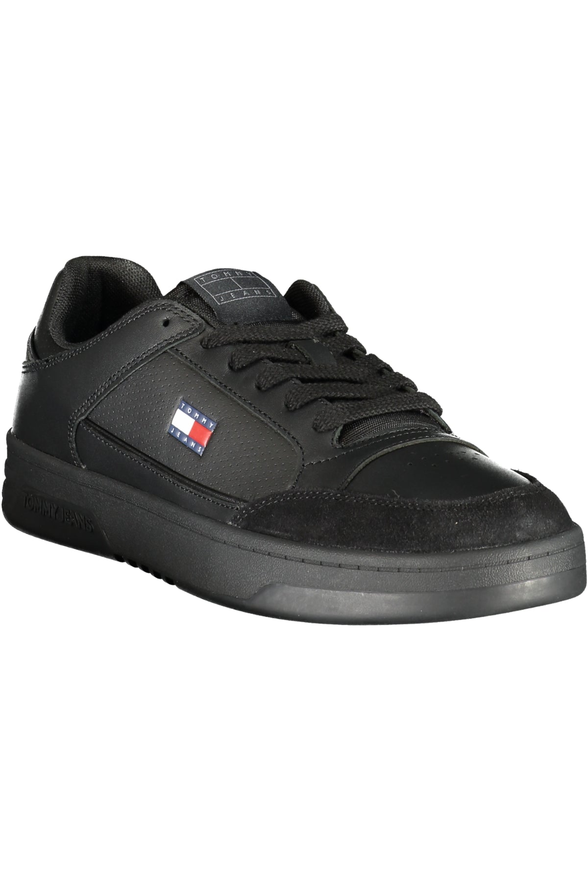 SAPATILHAS COM ATACADORES TOMMY HILFIGER HOMEM PRETAS