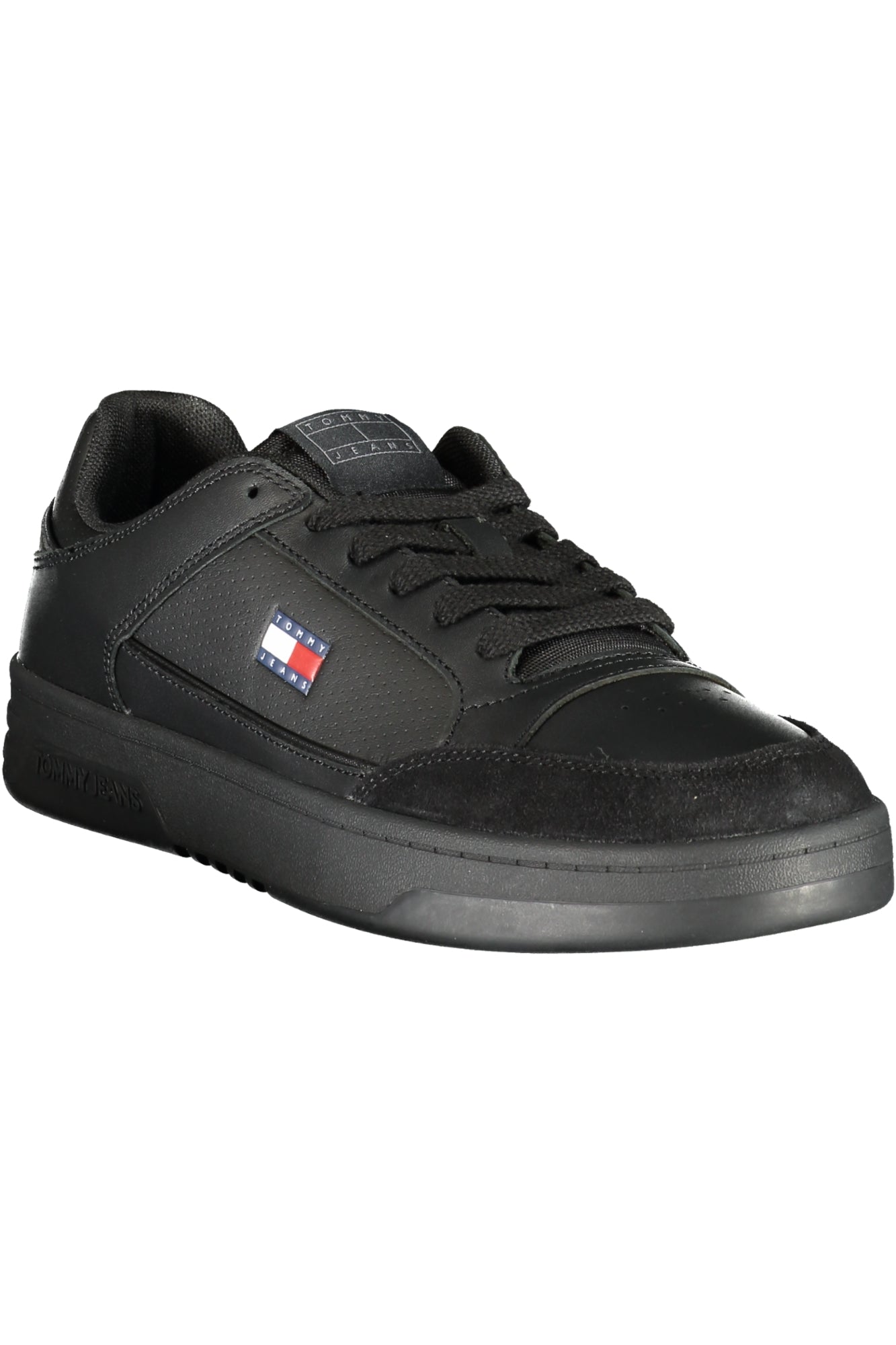 SAPATILHAS COM ATACADORES TOMMY HILFIGER HOMEM PRETAS