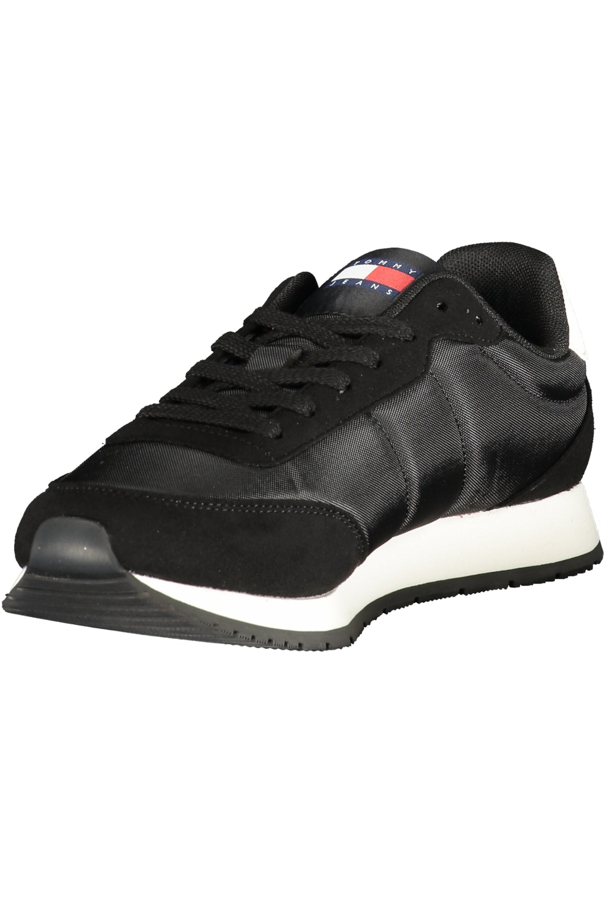 SAPATILHAS COM ATACADORES TOMMY HILFIGER HOMEM PRETAS