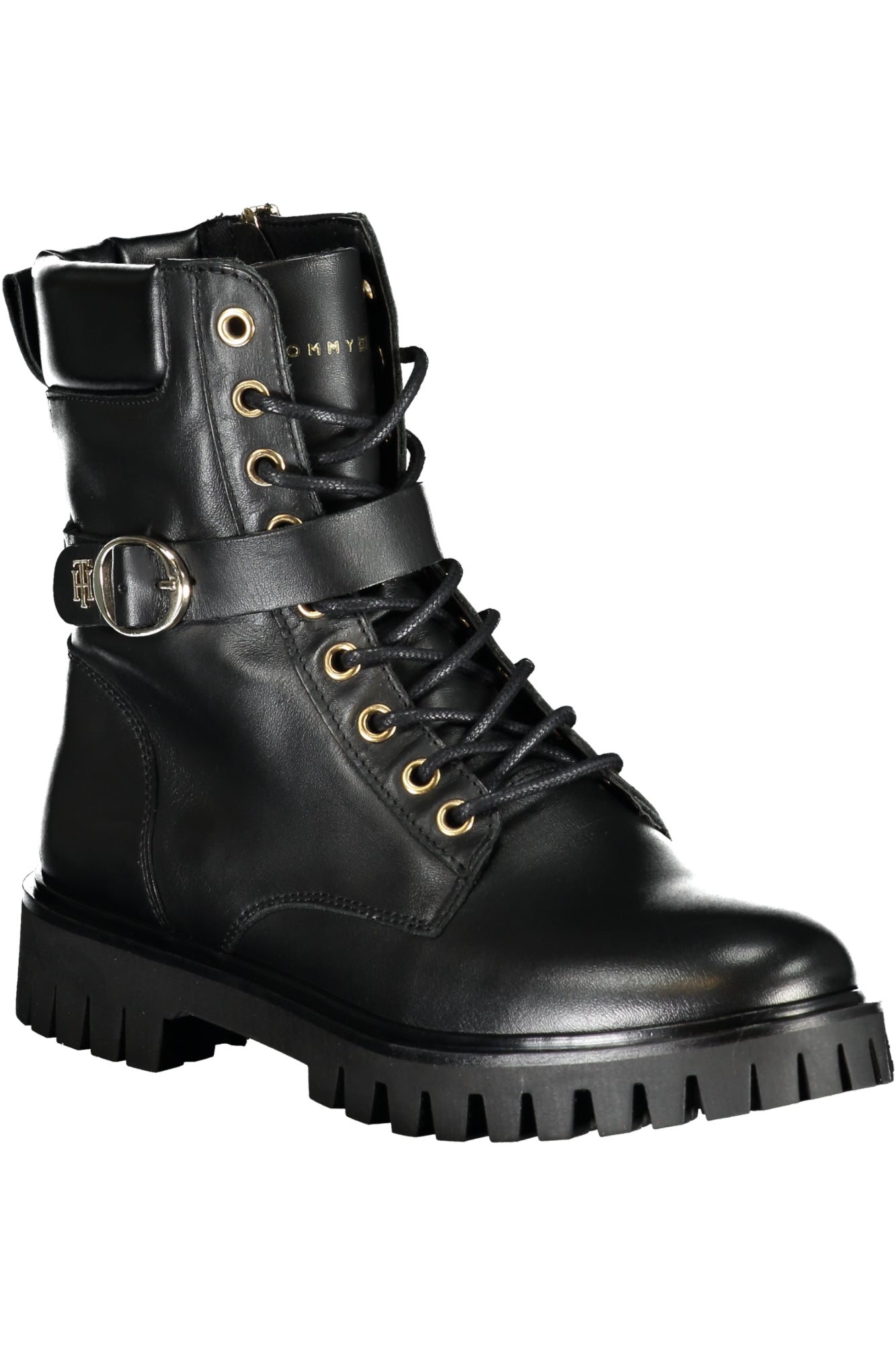 BOTINS COM ATACADORES TOMMY HILFIGER MULHER PRETOS