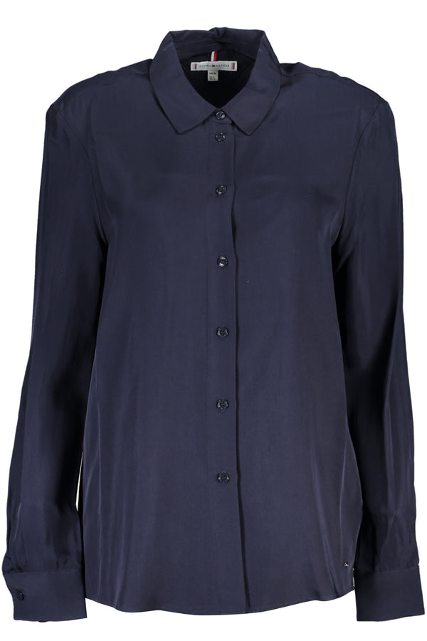 CAMISA TOMMY HILFIGER MULHER MANGA COMPRIDA AZUL