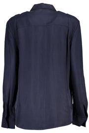 CAMISA COM LOGÓTIPO TOMMY HILFIGER MULHER AZUL