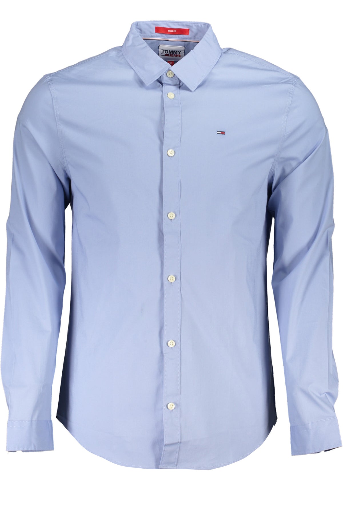CAMISA EM ALGODÃO TOMMY HILFIGER HOMEM AZUL CLARO