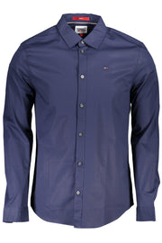 CAMISA EM ALGODÃO TOMMY HILFIGER HOMEM AZUL