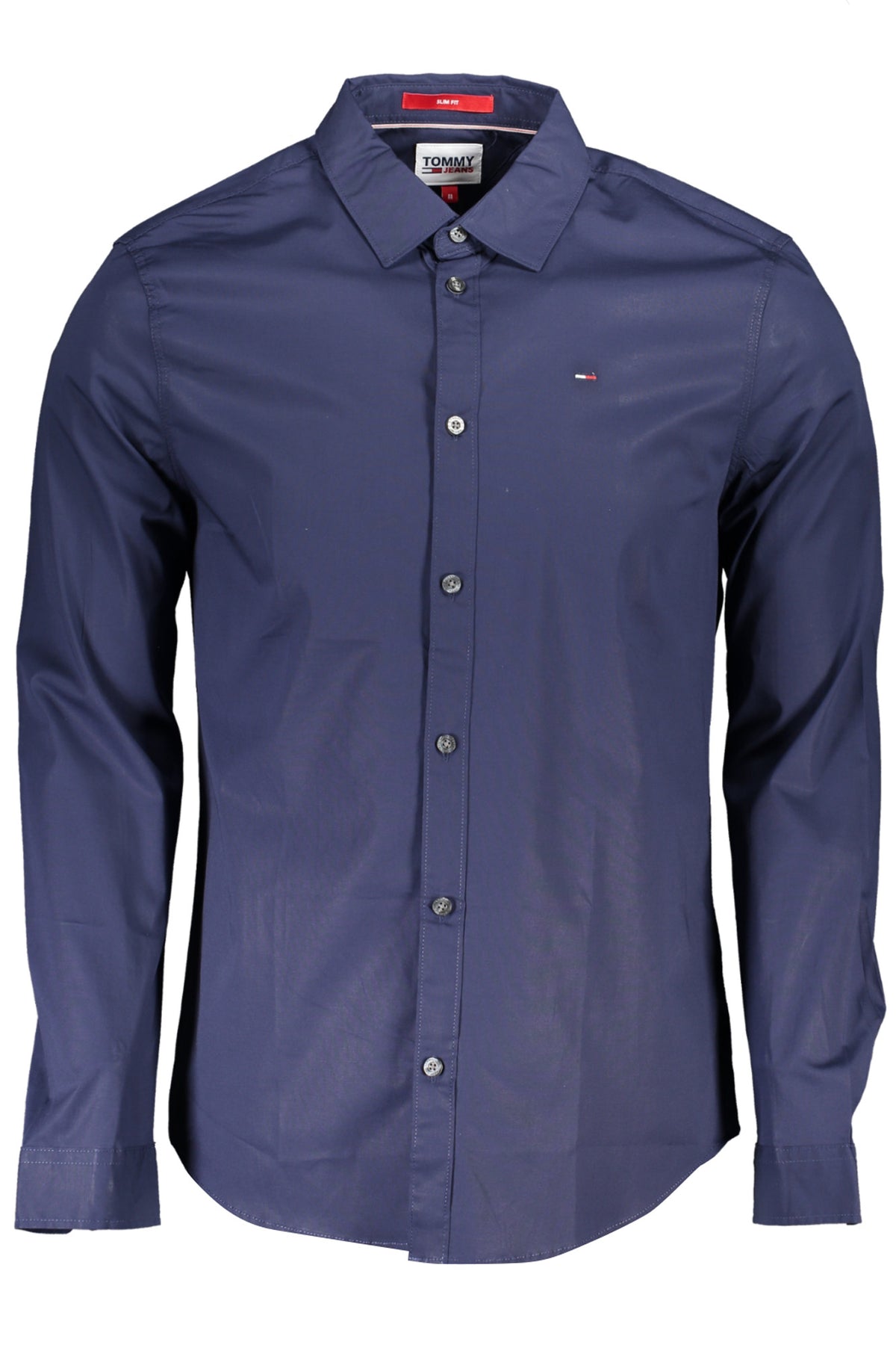 CAMISA EM ALGODÃO TOMMY HILFIGER HOMEM AZUL