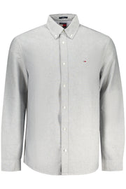 CAMISA EM ALGODÃO TOMMY HILFIGER HOMEM CINZENTA