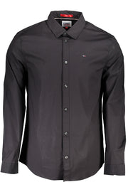 CAMISA EM ALGODÃO TOMMY HILFIGER HOMEM PRETA