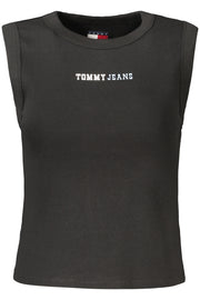 TOP DE ALÇAS EM ALGODÃO TOMMY HILFIGER MULHER PRETO