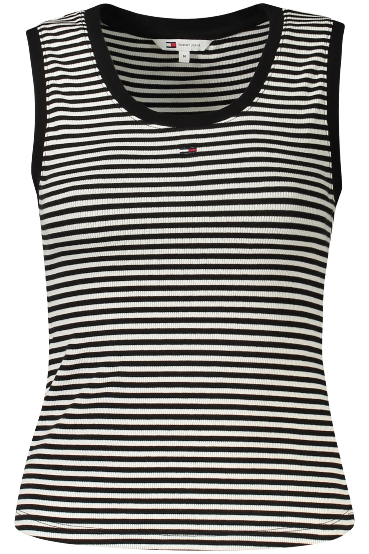 TOP DE ALÇAS EM ALGODÃO TOMMY HILFIGER MULHER PRETO