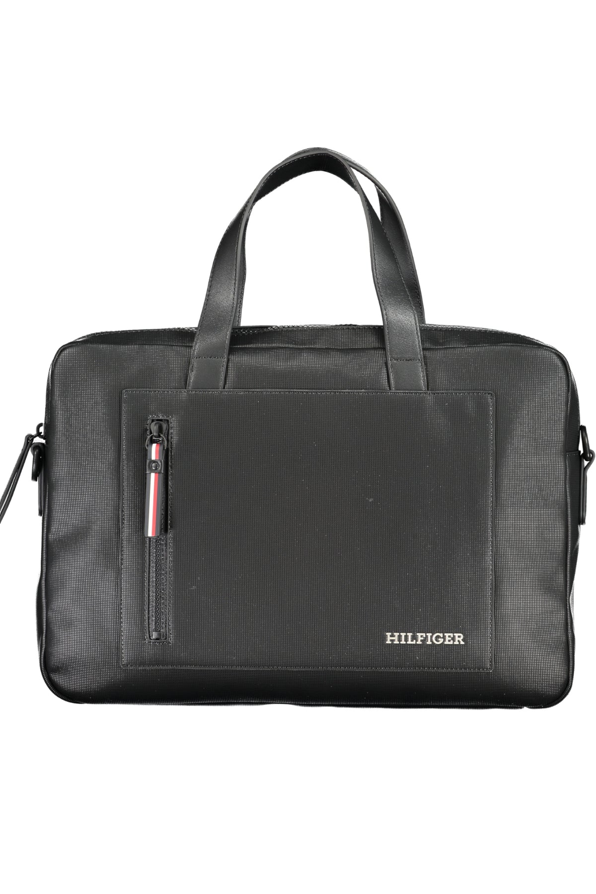 TOMMY HILFIGER MEN'S BLACK BRIEFCASE