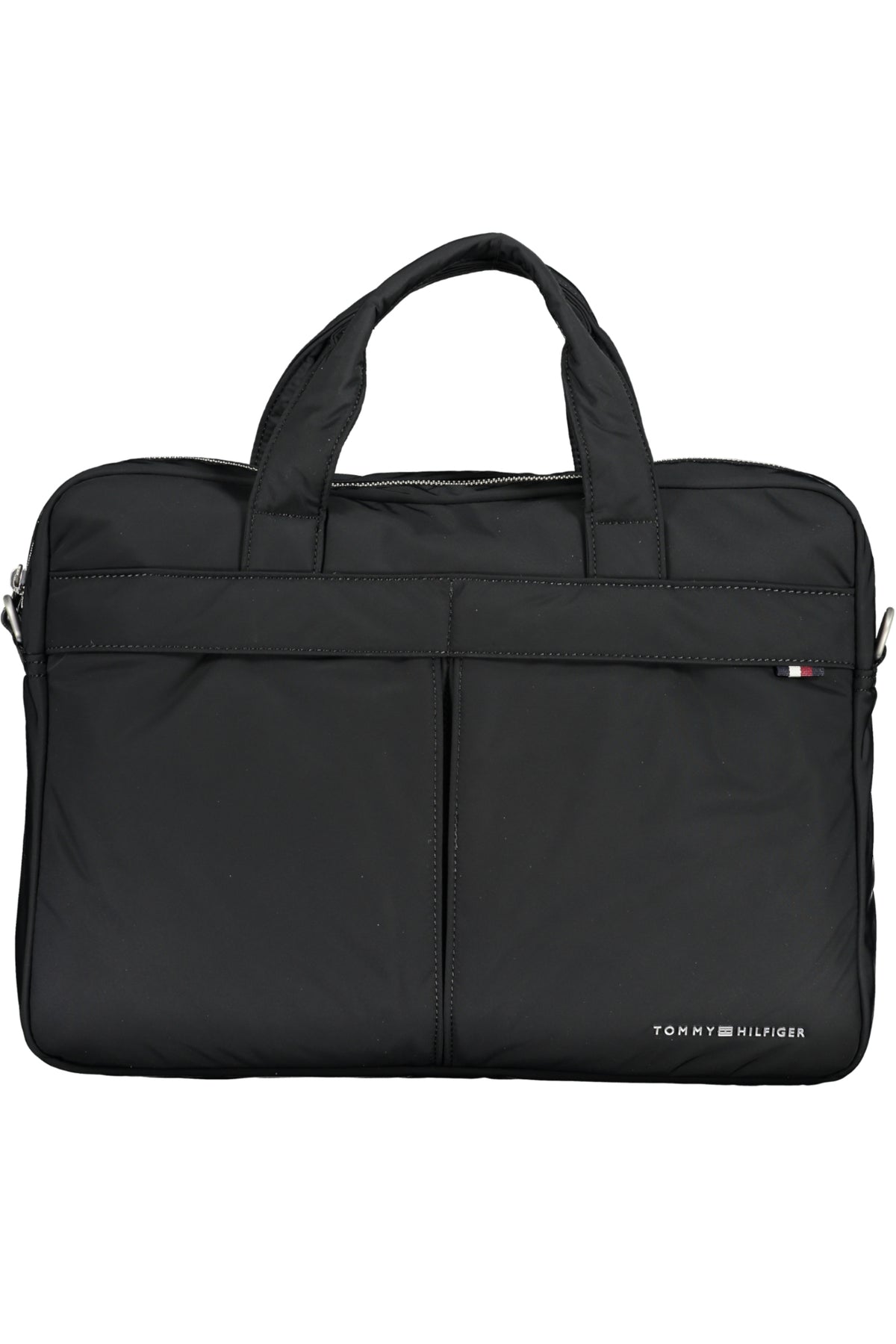 TOMMY HILFIGER MEN'S BLACK BRIEFCASE