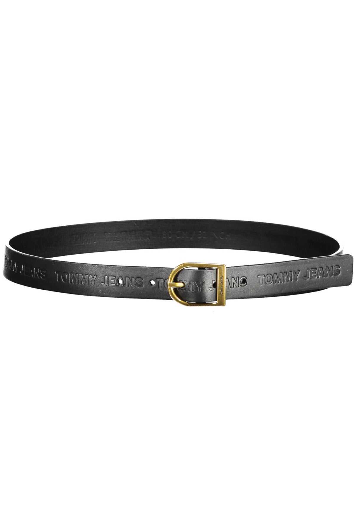 CINTO DE COURO PRETO PARA MULHER TOMMY HILFIGER