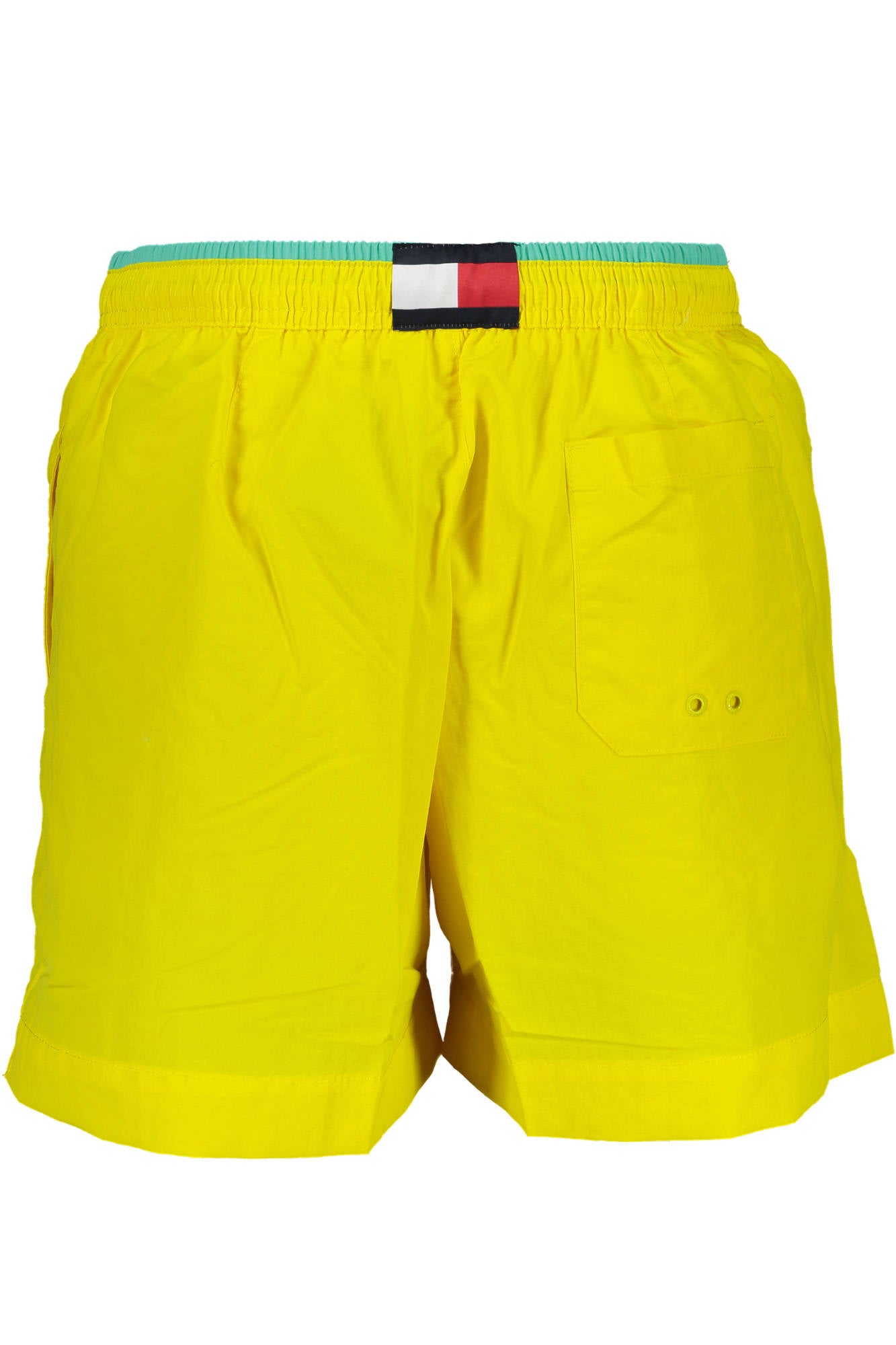 PARTE DE BANHO TOMMY HILFIGER SOB O HOMEM AMARELO