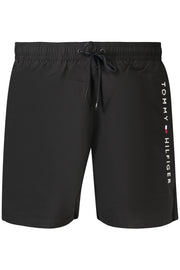 CALÇÕES DE BANHO COM ATACADORES TOMMY HILFIGER HOMEM PRETOS