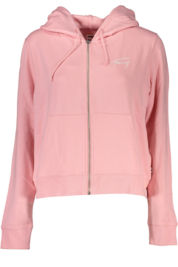 MOLETOM COM ZIP ROSA PARA MULHER TOMMY HILFIGER
