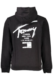 SWEATSHIRT COM CAPUZ TOMMY HILFIGER HOMEM PRETA