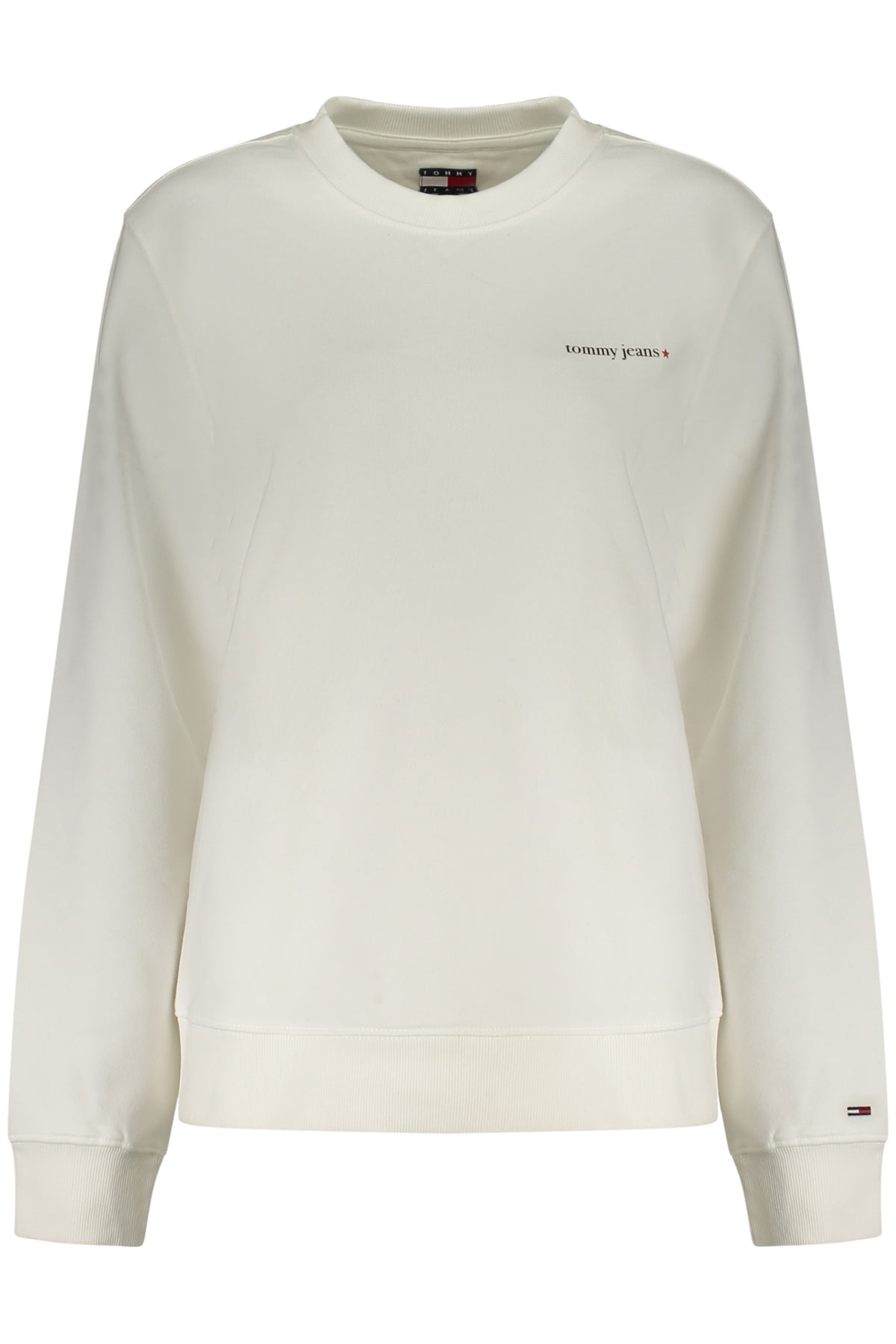 SWEATSHIRT EM ALGODÃO TOMMY HILFIGER MULHER BRANCA