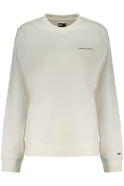 SWEATSHIRT EM ALGODÃO TOMMY HILFIGER MULHER BRANCA