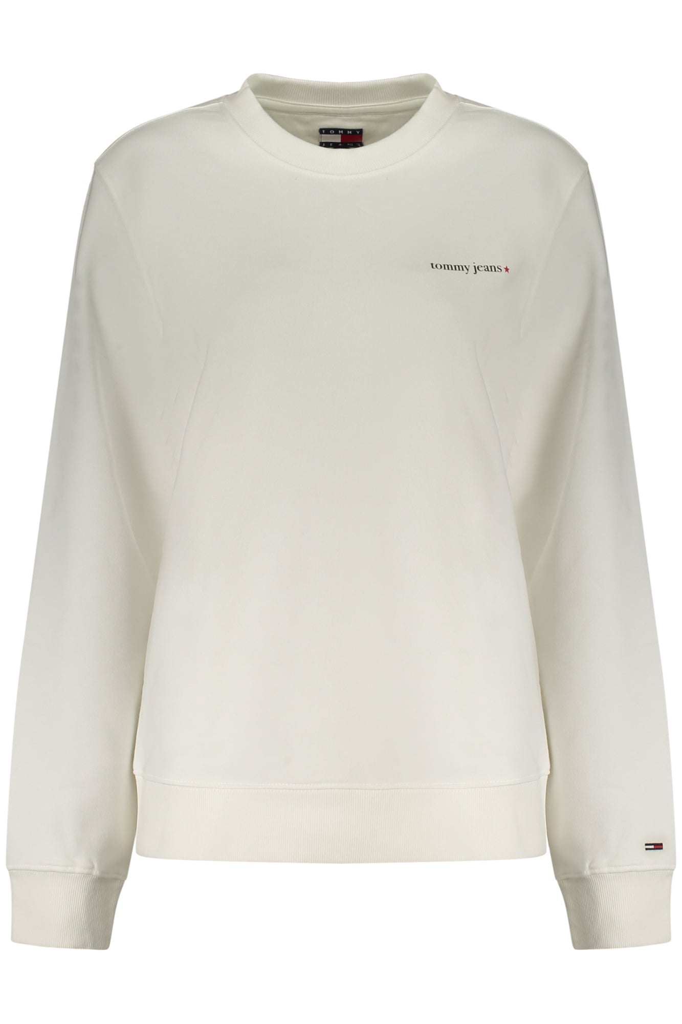 SWEATSHIRT EM ALGODÃO TOMMY HILFIGER MULHER BRANCA