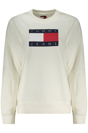 SWEATSHIRT EM ALGODÃO TOMMY HILFIGER MULHER BRANCA
