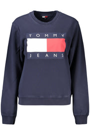 SWEATSHIRT EM ALGODÃO TOMMY HILFIGER MULHER AZUL