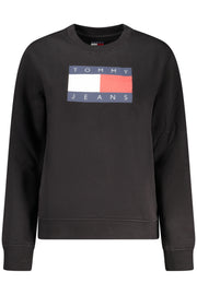 SWEATSHIRT EM ALGODÃO TOMMY HILFIGER MULHER PRETA