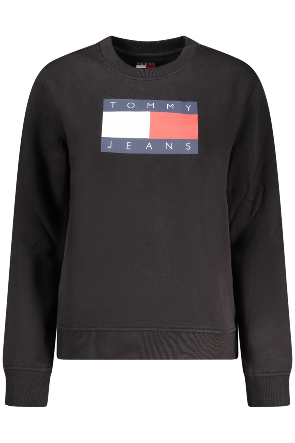 SWEATSHIRT EM ALGODÃO TOMMY HILFIGER MULHER PRETA