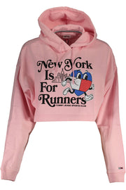 SWEATSHIRT COM CAPUZ TOMMY HILFIGER MULHER ROSA