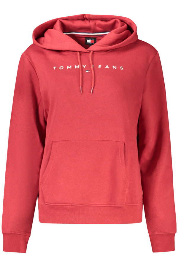 SWEATSHIRT TOMMY HILFIGER VERMELHO COM ZIP PARA MULHER