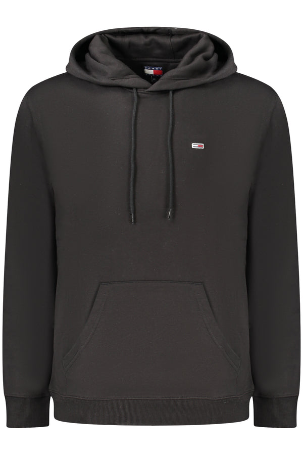 MOLETOM PRETO COM ZIP PARA HOMEM TOMMY HILFIGER