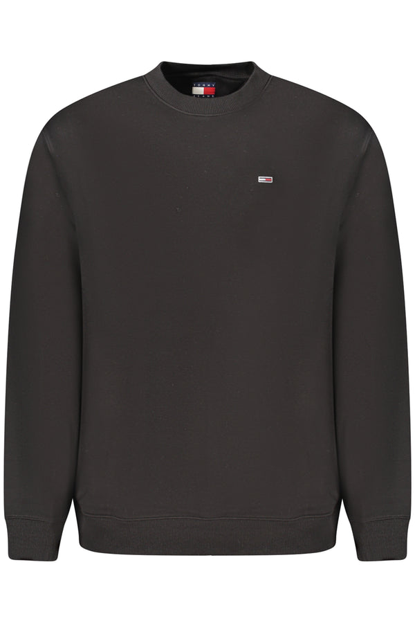 MOLETOM PRETO COM ZIP PARA HOMEM TOMMY HILFIGER