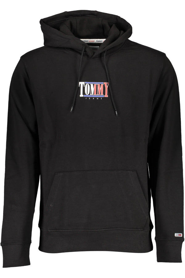 CAMISOLA TOMMY HILFIGER SEM ZIP HOMEM PRETO