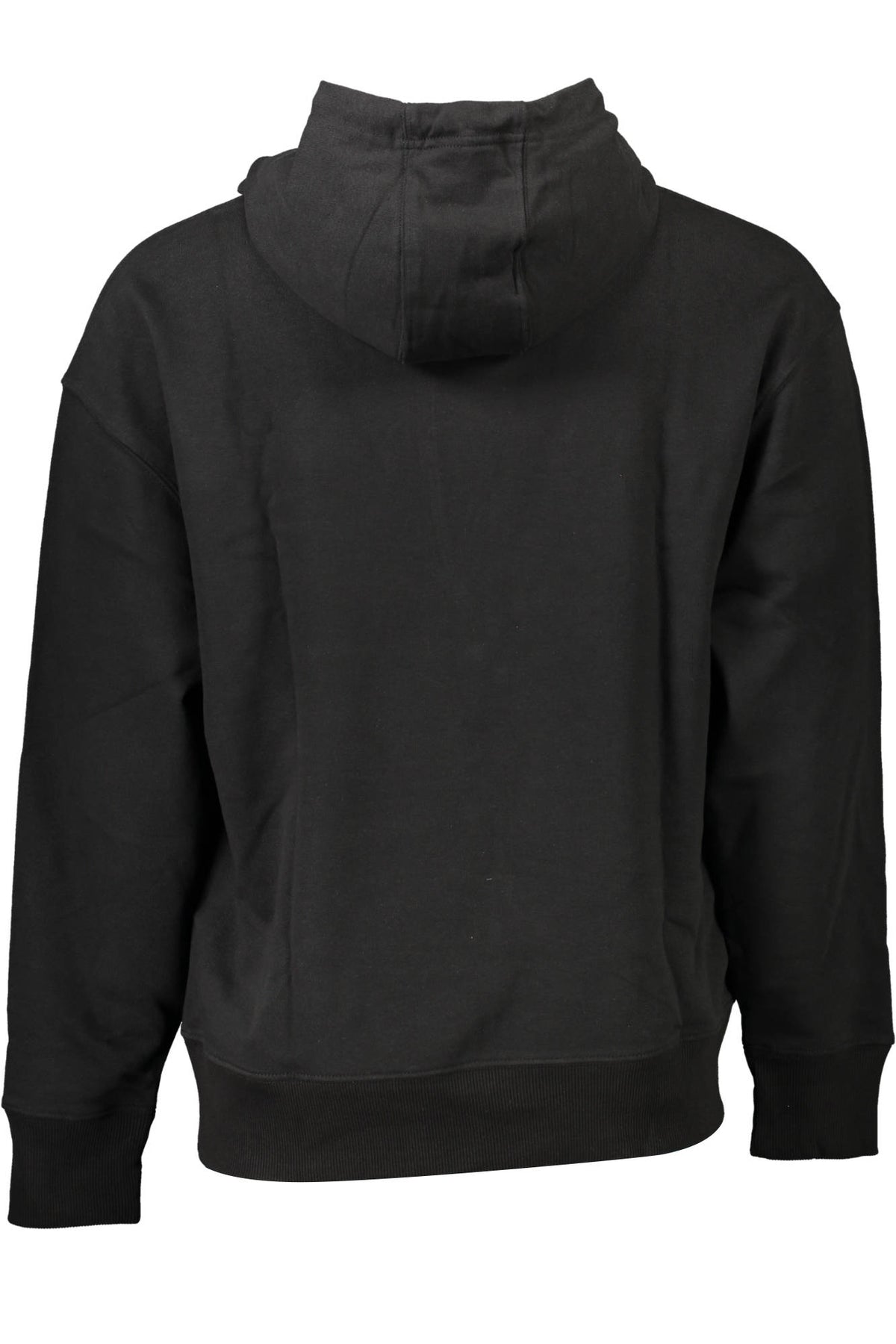 TOMMY HILFIGER MEN'S BLACK SWEATER WITHOUT ZIP