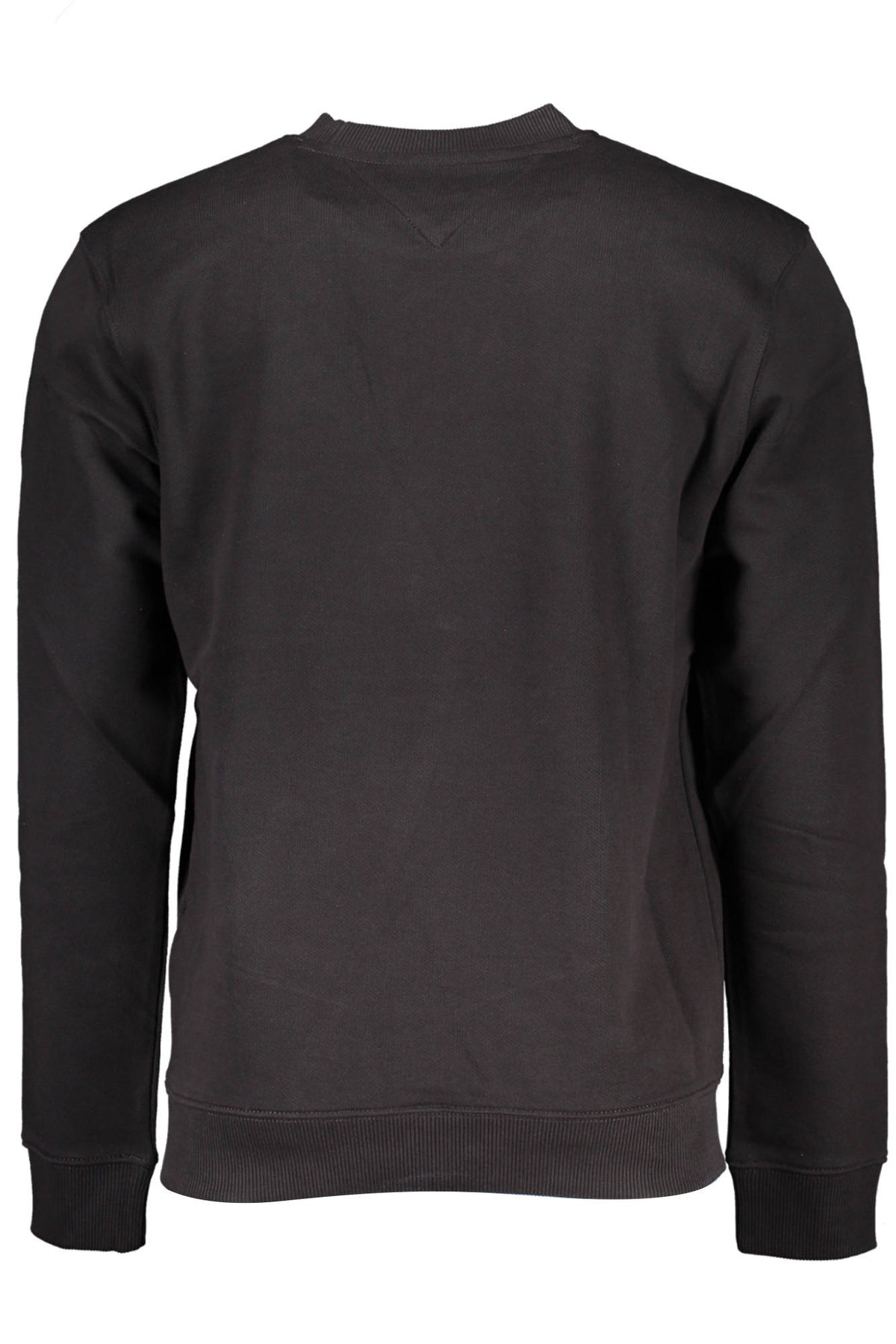 TOMMY HILFIGER MEN'S BLACK SWEATER WITHOUT ZIP