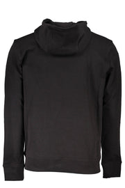 TOMMY HILFIGER MEN'S BLACK SWEATER WITHOUT ZIP