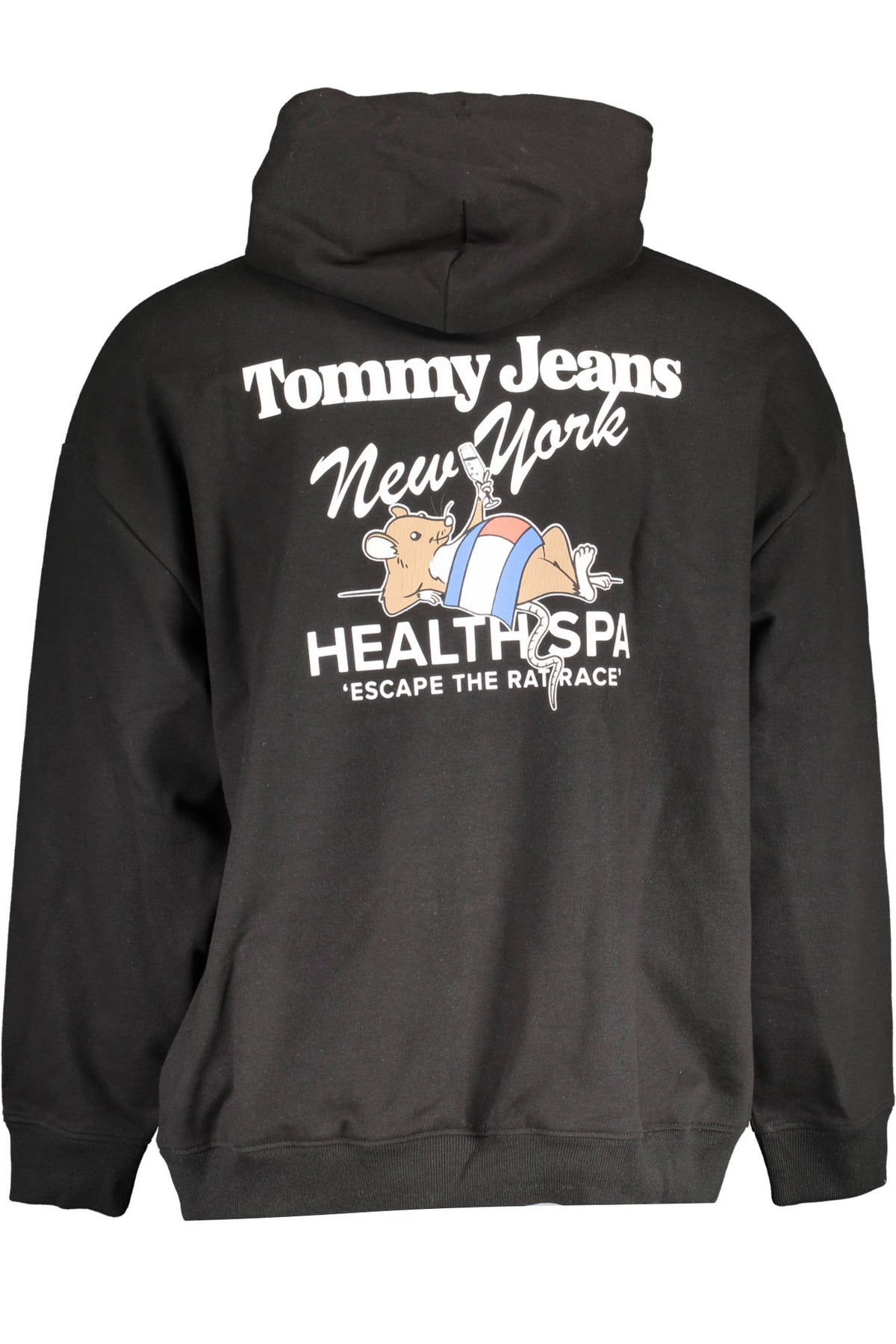 SWEATSHIRT COM CAPUZ TOMMY HILFIGER HOMEM PRETA
