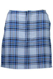 TOMMY HILFIGER LIGHT BLUE MINI SKIRT FOR WOMEN