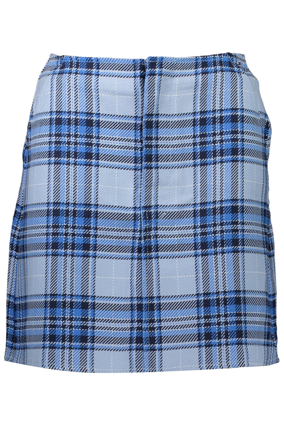 TOMMY HILFIGER LIGHT BLUE MINI SKIRT FOR WOMEN