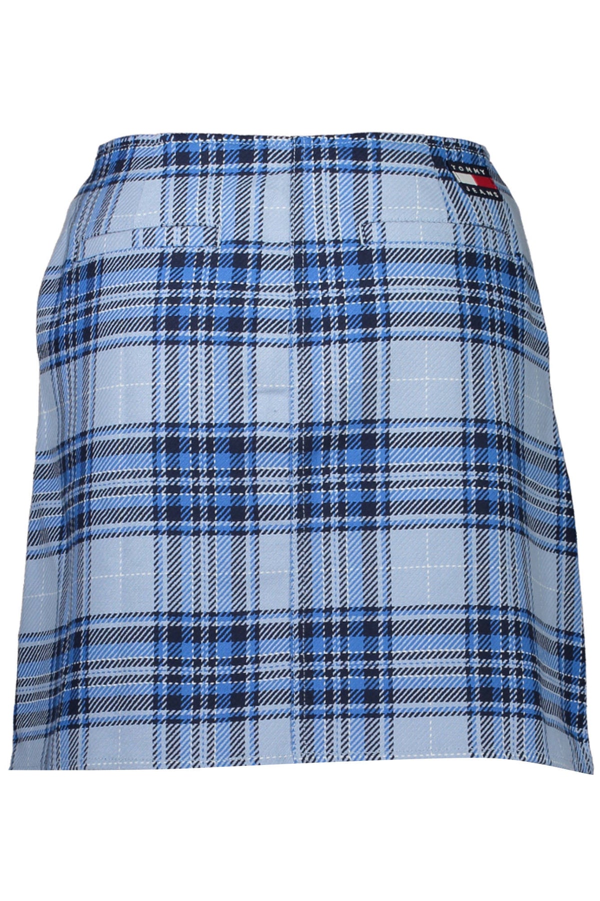 TOMMY HILFIGER LIGHT BLUE MINI SKIRT FOR WOMEN