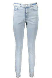 JEANS EM ALGODÃO TOMMY HILFIGER MULHER AZUL CLARO