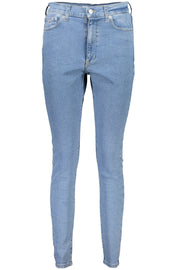 JEANS EM ALGODÃO TOMMY HILFIGER MULHER AZUL CLARO