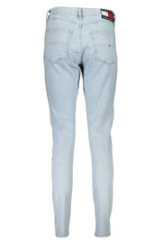 JEANS EM ALGODÃO TOMMY HILFIGER MULHER AZUL CLARO